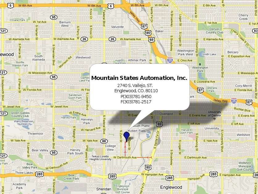 Map to MSA